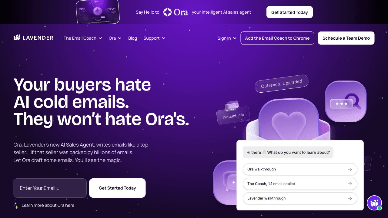 Lavender homepage