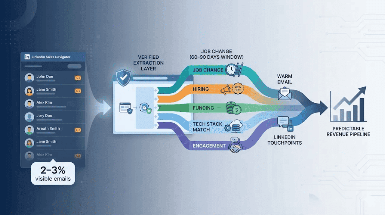 Get emails from sales nav