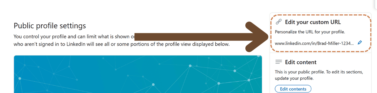 URL LinkedIn bearbeiten