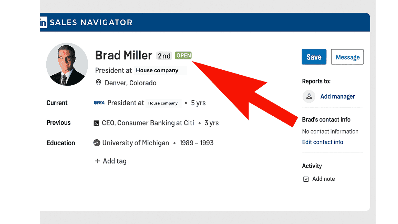 LinkedIn Sales Navigator InMails-Funktion