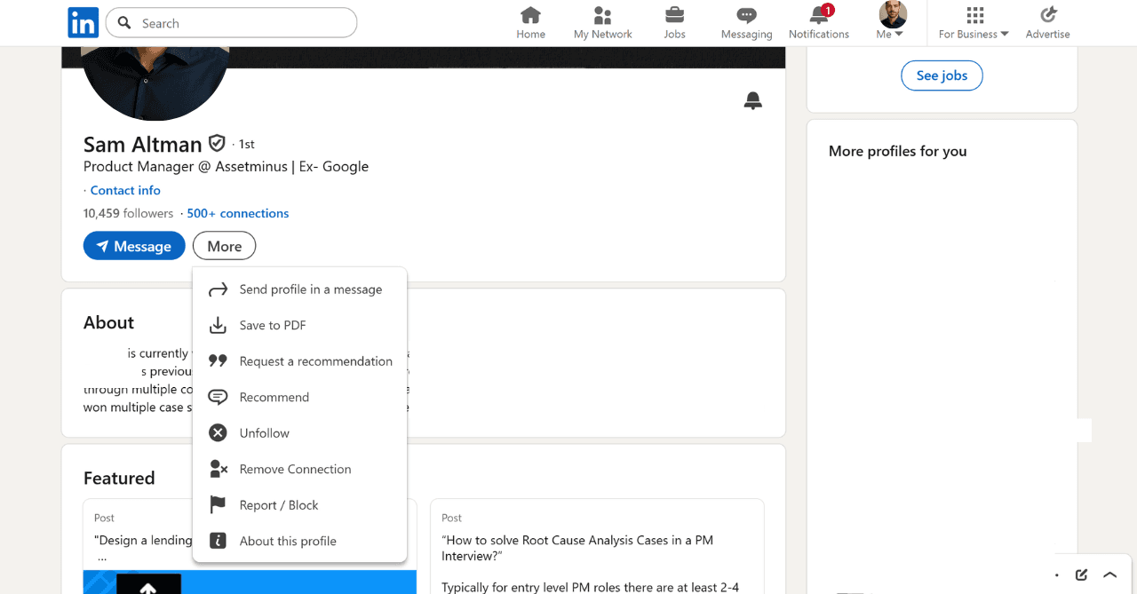 Melden und Einschraenken