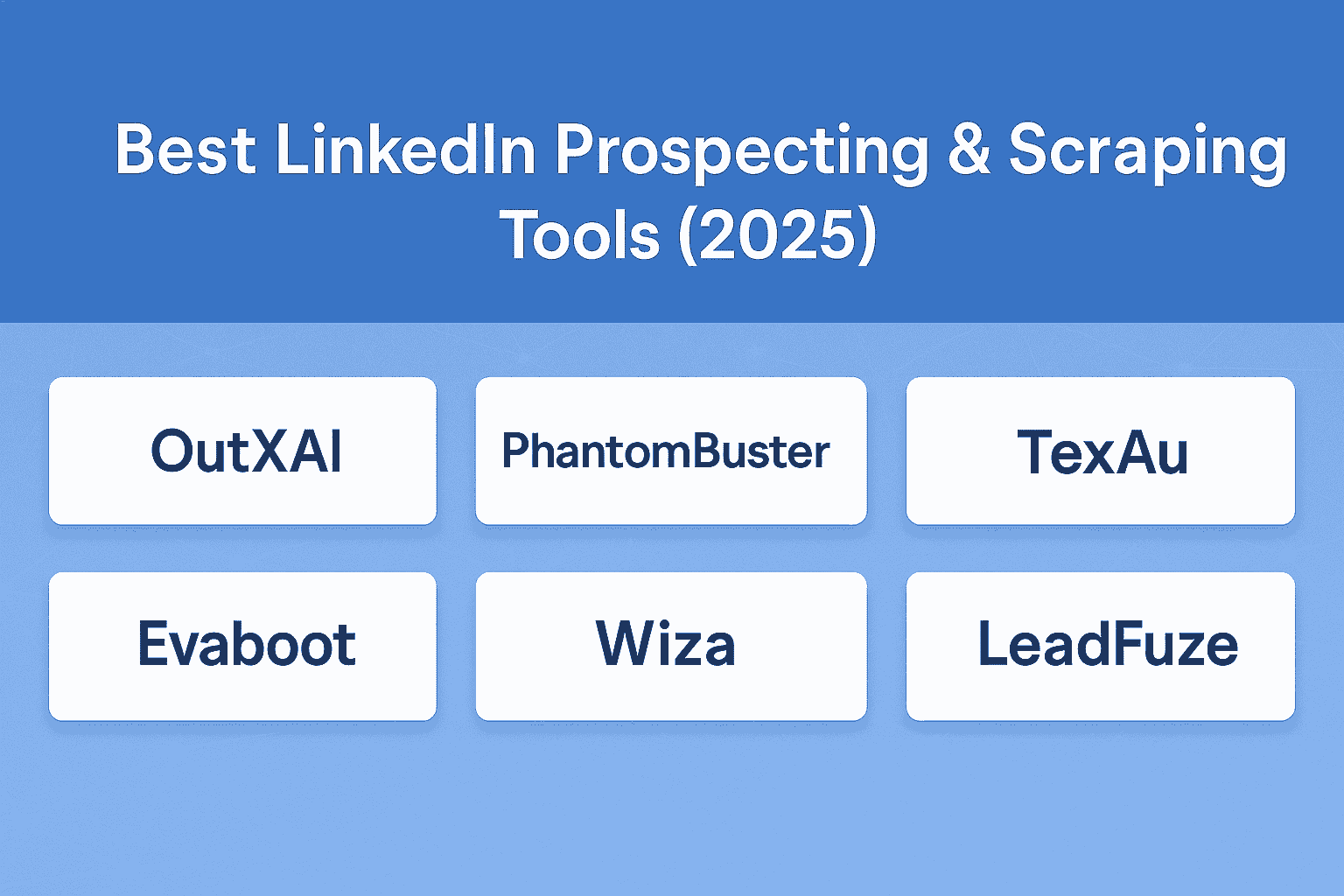Beste LinkedIn-Prospecting- und Scraping-Tools