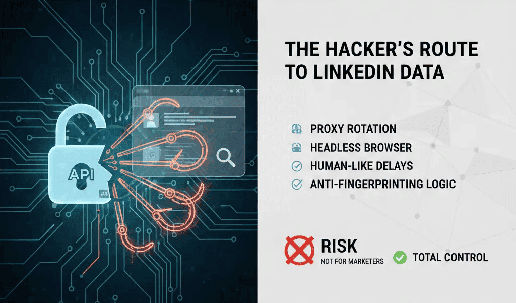 Individuelles LinkedIn-Scraping mit APIs oder Code