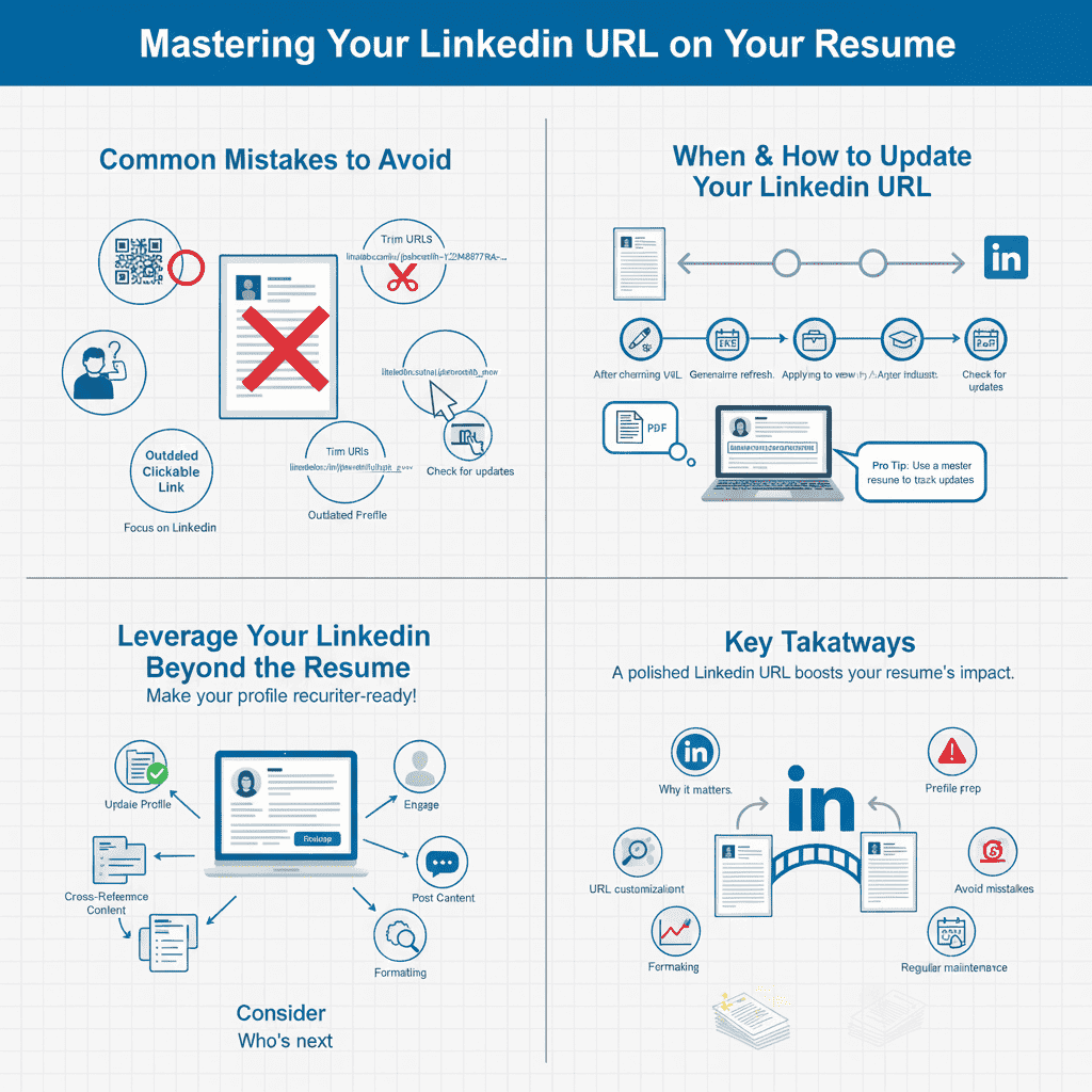 Meistern Sie Ihre LinkedIn-URL im Lebenslauf