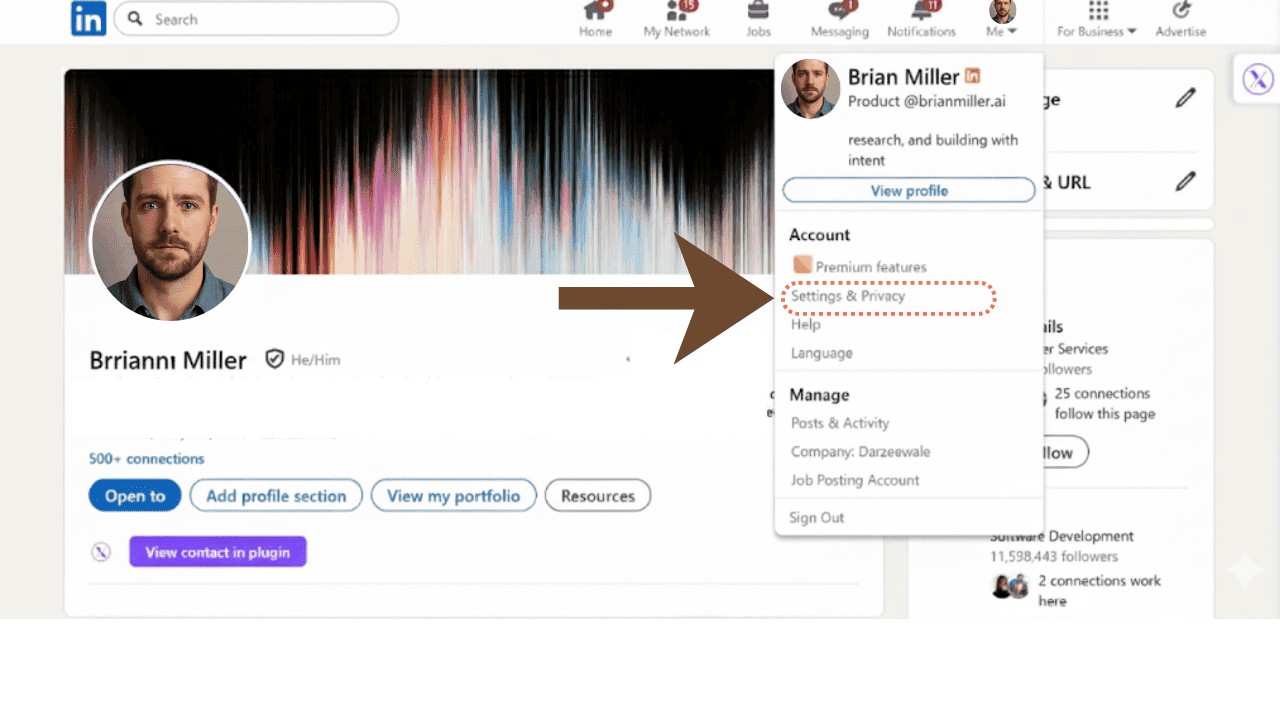 Einstellungen & Datenschutz
