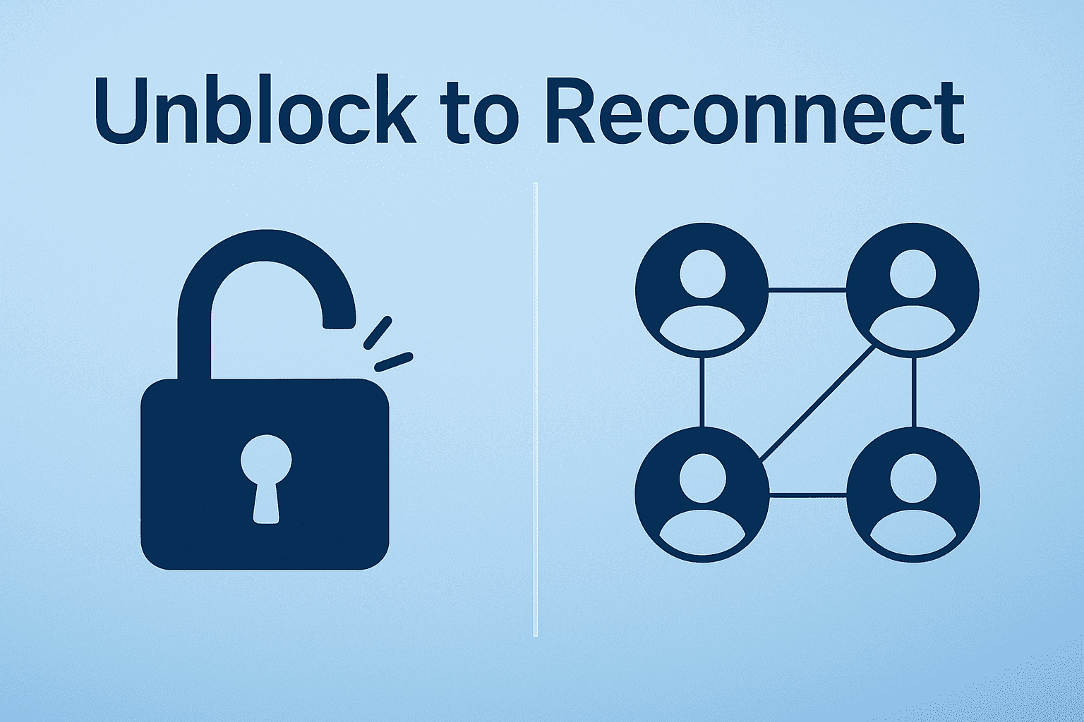 Entsperren um sich wieder zu verbinden