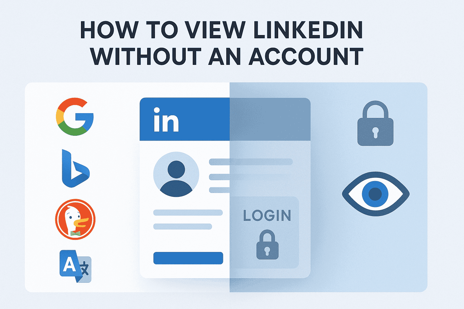 view linkedin without an account