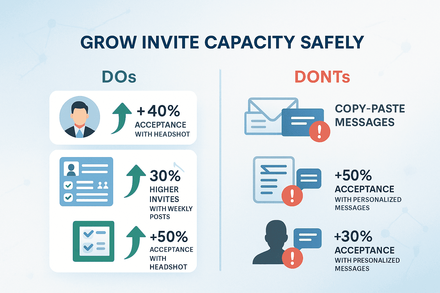 Einladungskapazitaet sicher erhoehen
