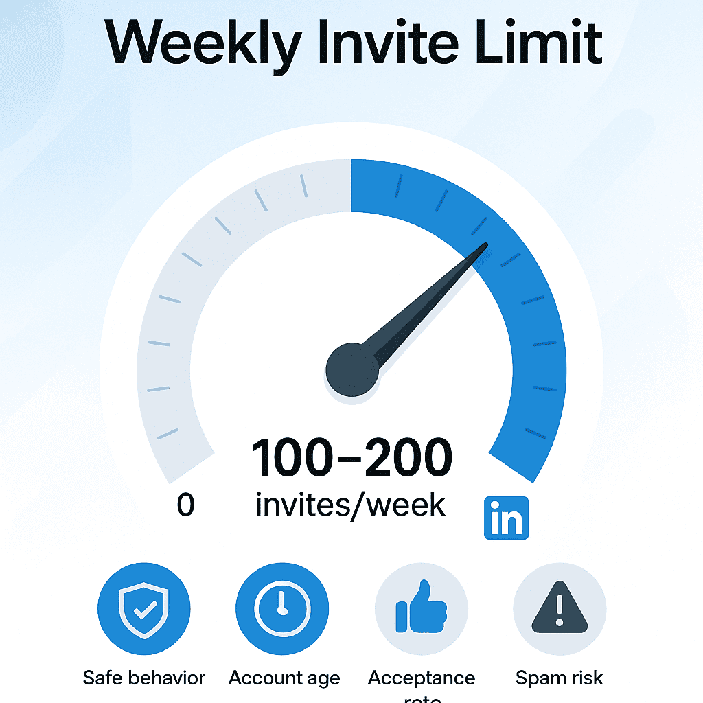 Woechentliches Einladungslimit