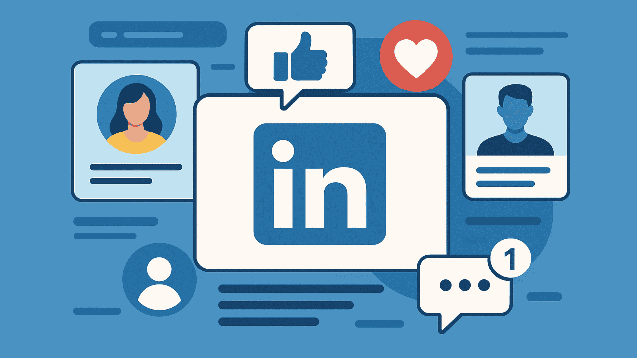 Was bedeutet 'Ueber LinkedIn-Suche gefunden'?