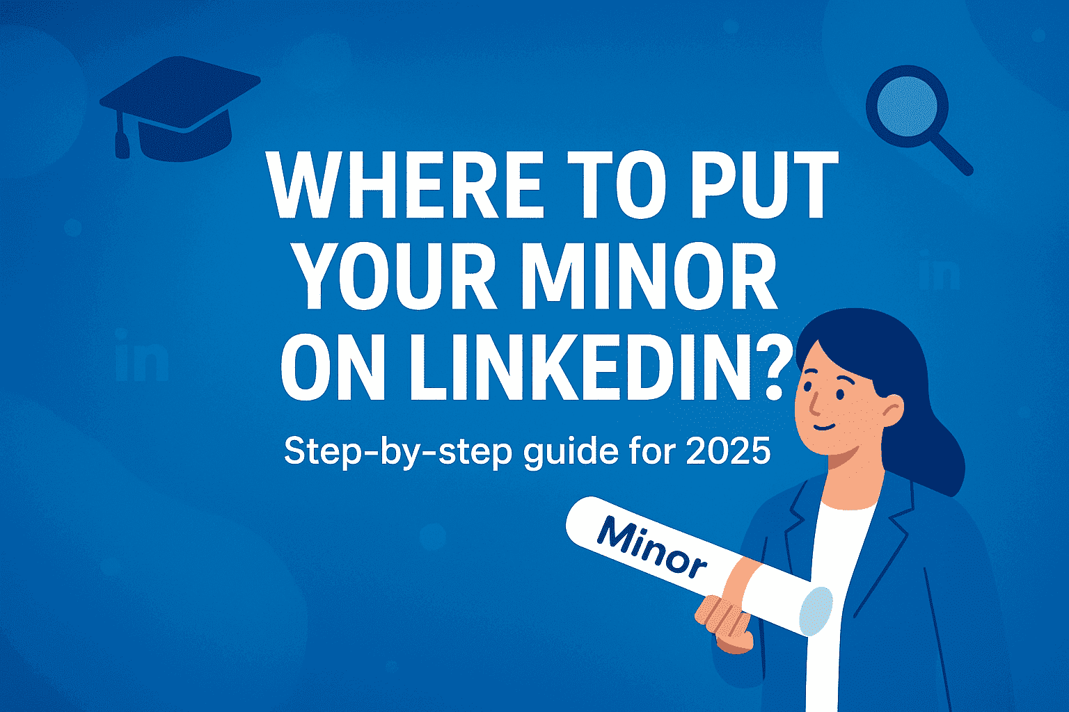 Nebenfach auf LinkedIn hinzufuegen: Schritt-fuer-Schritt-Anleitung (2026)