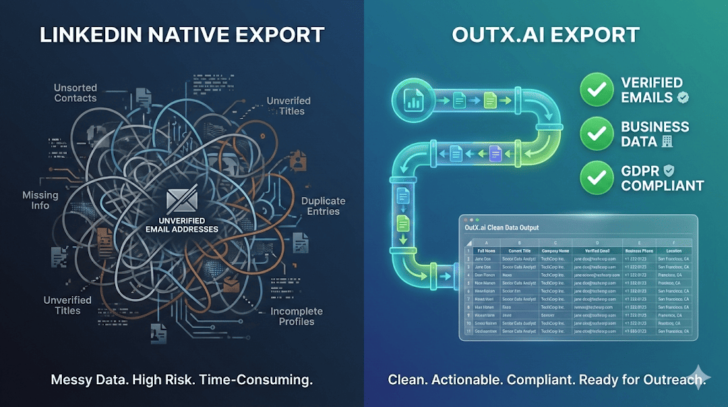 LinkedIn-Kontakte nach Excel exportieren